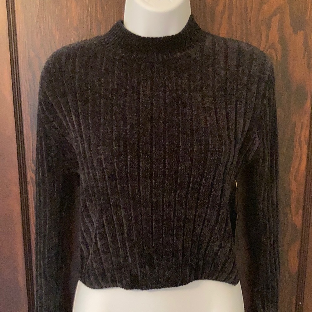 Plush Black Sweater